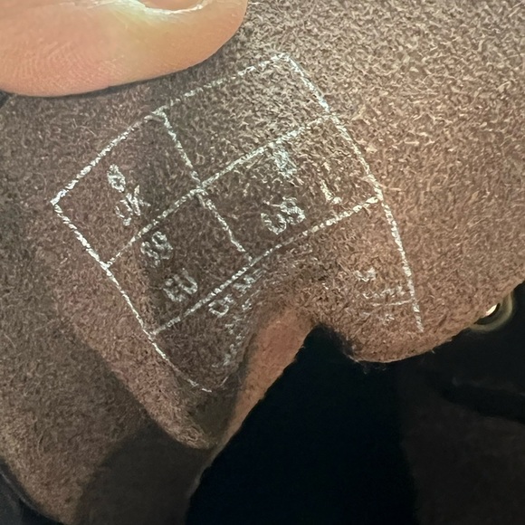 Dr. Marten Size 8 Distressed Alexandra Brown Combat Moto Boots Vibram Sole EUC - Picture 11 of 12